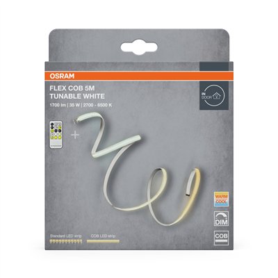 Flex Strips COB with Remote Control Tunable White 5M TW + RC