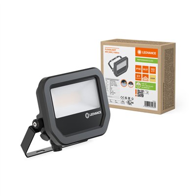FLOODLIGHT 10 8W 1K2LM 830 PS SY100 BK