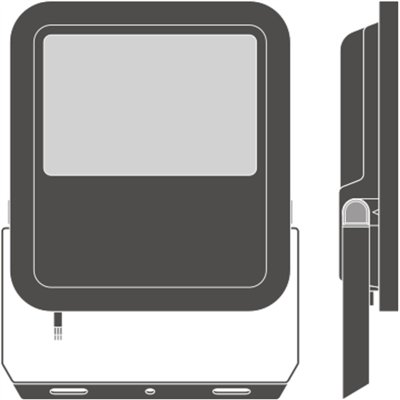 FLOODLIGHT 100 69W 10KLM 840 PS SY100 BK