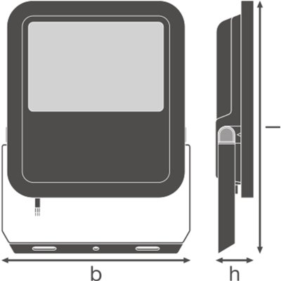 FLOODLIGHT 100 69W 10KLM 865 PS SY100 WT