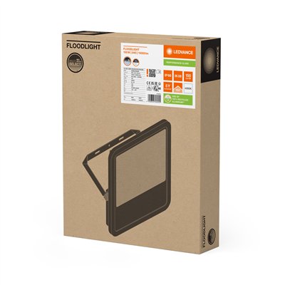 FLOODLIGHT 150 100W 15KLM 840 PS SY100 BK