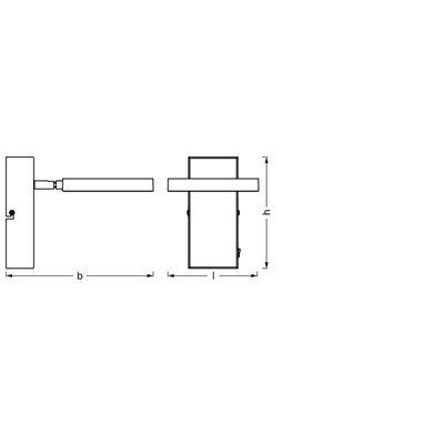 DECOR SPOT SATURN BLACK 1 Spot