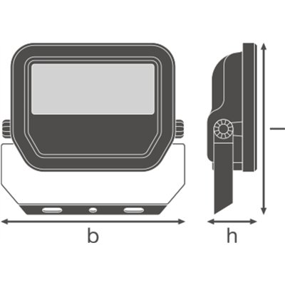 FLOODLIGHT 20 W 6500 K SYM 100 WT