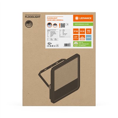 FLOODLIGHT 200 133W 20KLM 865 PS SY100 WT