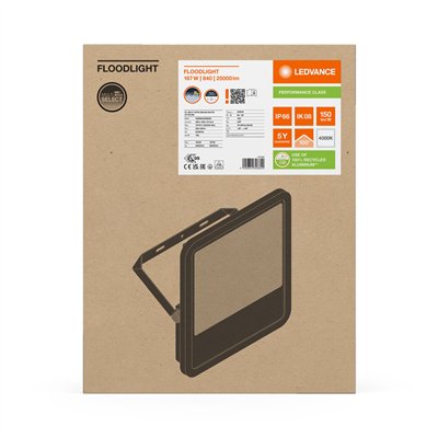 FLOODLIGHT 250 167W 25KLM 840 PS SY100 BK