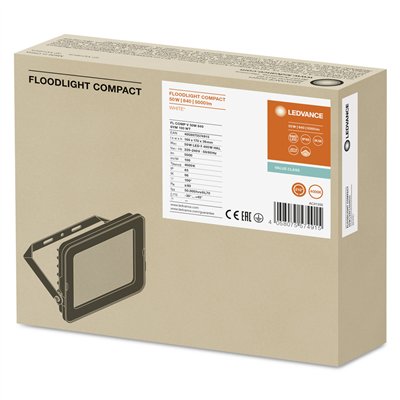 FLOODLIGHT COMPACT 50W 840 SYM 100 WT