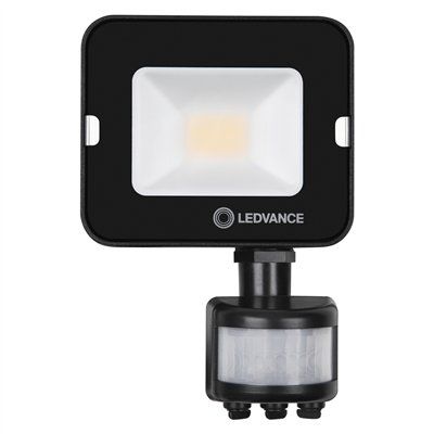FLOODLIGHT COMPACT SENSOR 10W 840 SYM 100 BK