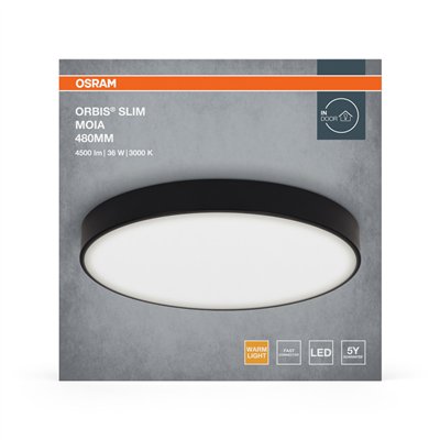 CEILING MOIA 480mm 36W Black