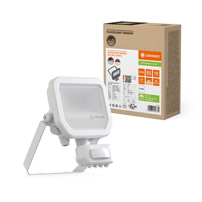FLOODLIGHT SENSOR 10 8W 1K2LM 840 PS SY100 WT