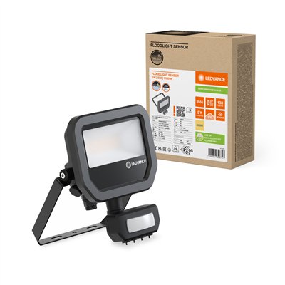 FLOODLIGHT SENSOR 10 8W 1K2LM 830 PS SY100 BK