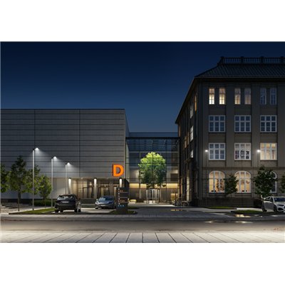 FLOODLIGHT SENSOR 10 W 3000 K SYM 100 S WT