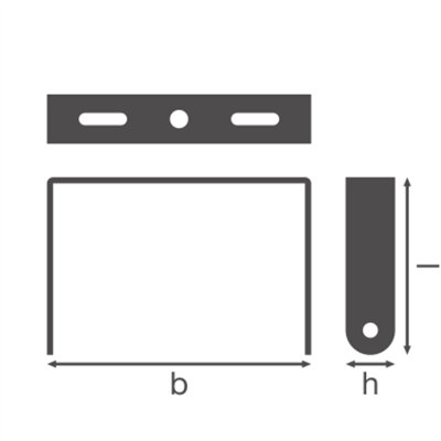 HIGH BAY COMPACT BRACKETS GEN 1 83W