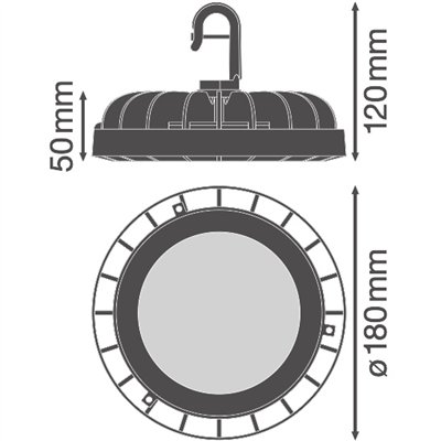 HIGH BAY COMPACT GEN 1 83W 865 110DEG IP65