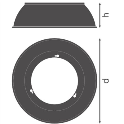 HIGH BAY COMPACT REFLECTOR GEN 1 166W 80DEG SI