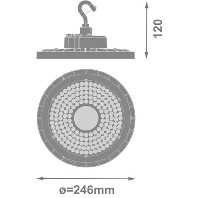HIGH BAY V 95W 865 60DEG IP66