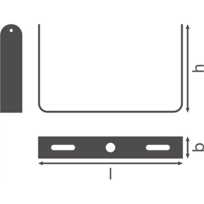 HIGH BAY VALUE BRACKET 200 W