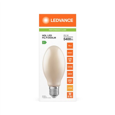 HQL LED FILAMENT PERFORMANCE 5400LM 29.1W 827 E40