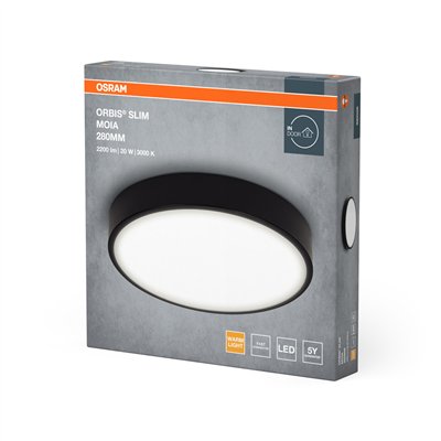CEILING MOIA 280mm 20W Black