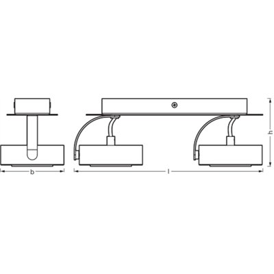 DECOR SPOT VENUS WHITE 2 Spot