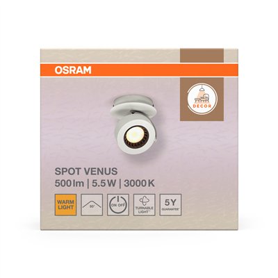 DECOR SPOT VENUS WHITE 1 Spot