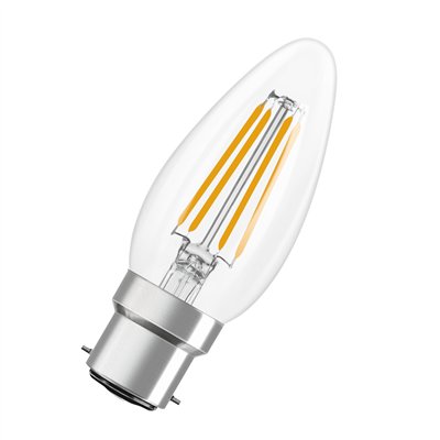 LED CLASSIC B P 3.4W 827 Clear B22d