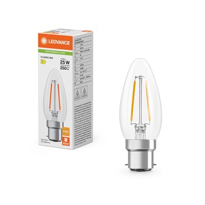 LED CLASSIC B P 1.8W 827 Clear B22d