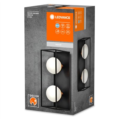 Decor Square 350x150mm 2 x G9 IP44