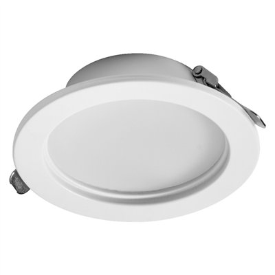 LED Downlight Set IP44 Slim 120mm 8W Metal 830 White