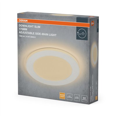 LED Downlight Side-Mainlight 175mm 18W 830 White
