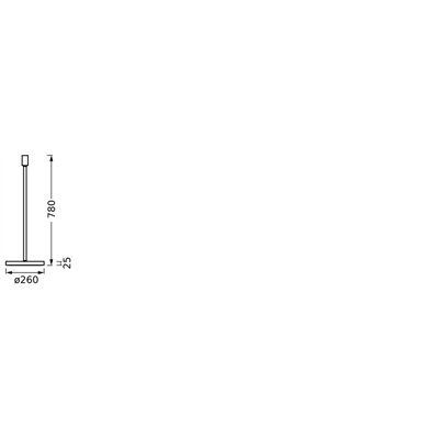 Decor Stick Floor Dark Grey Short E27