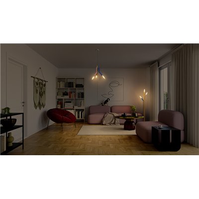 Decor Straw Pendant 3XE27 Multicolor