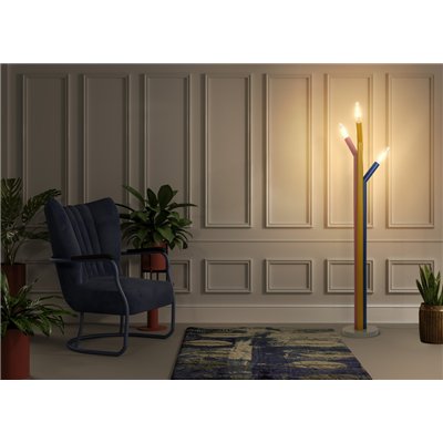 Decor Straw Floor 3XE27 Multicolor