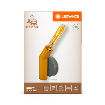 Decor Straw Wall 1XE27 Multicolor