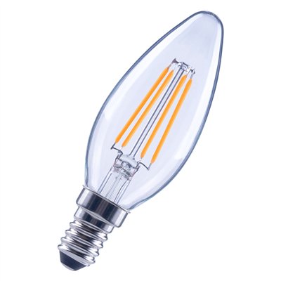 LED FILAMENT CLASSIC B VALUE 4.2W 4000K Clear E14
