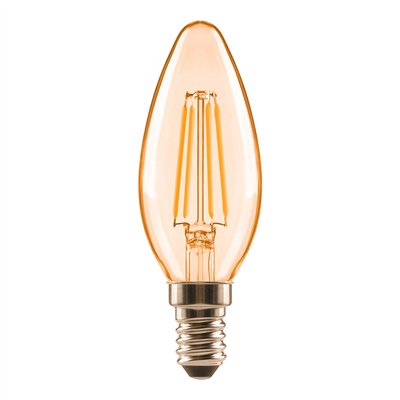 LED FILAMENT CLASSIC B VALUE 4.2W 2400K Gold E14