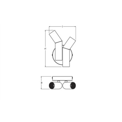 Decor Straw Wall 2XE27 Multicolor