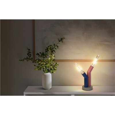 Decor Straw Table 2XE27 Multicolor