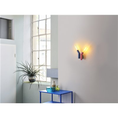 Decor Straw Wall 2XE27 Multicolor