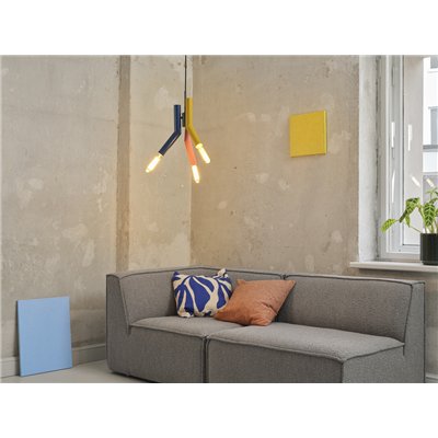 Decor Straw Pendant 3XE27 Multicolor