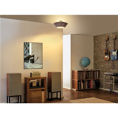 Decor Stripes Ceiling 1XE27 Dark Grey