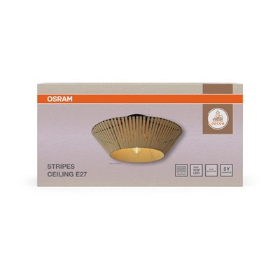 Decor Stripes Ceiling 1XE27 Beige