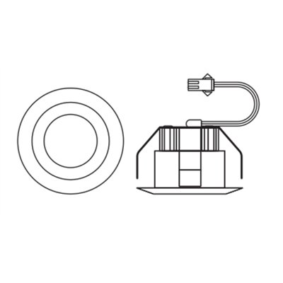 LED Mini Spot Set 6W 830 120° White