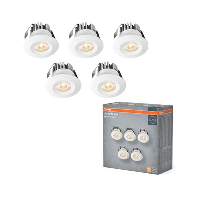 LED Mini Spot Set 6W 830 120° White