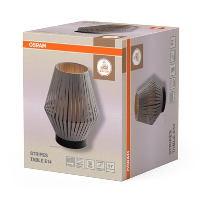 Decor Stripes Table 1XE14 Dark Grey