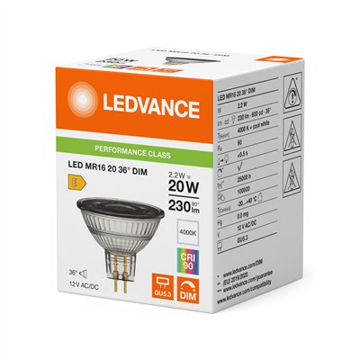 LED MR16 DIM P 2.2W 940 GU5.3