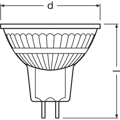LED MR16 DIM S 3.4W 930 GU5.3