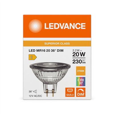 LED MR16 DIM S 2.2W 927 GU5.3