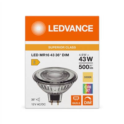 LED MR16 DIM S 4.9W 930 GU5.3