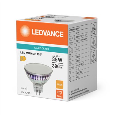 LED MR16 P 3.3W/827 GU5.3