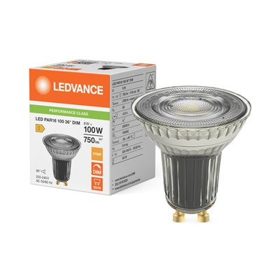 LED PAR16 DIM P 8W 827 GU10